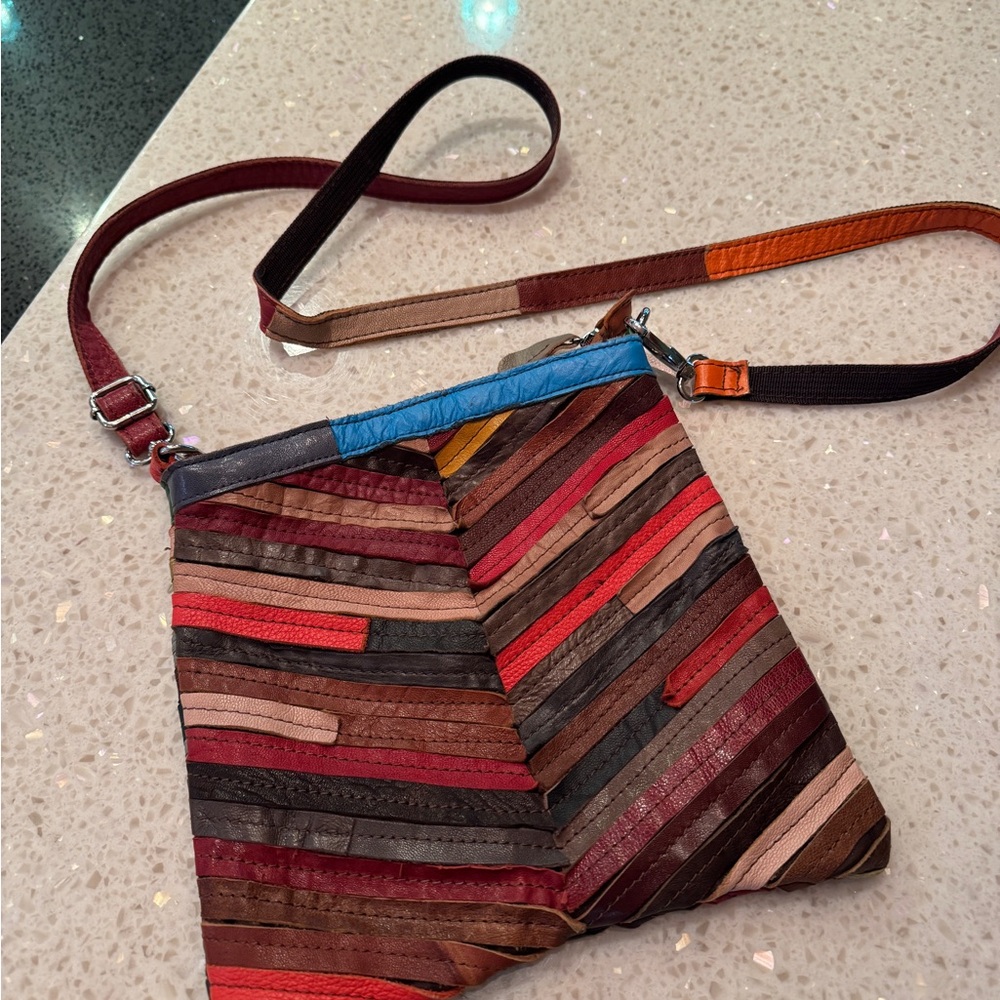 Multicolor Patchwork Crossbody Bag